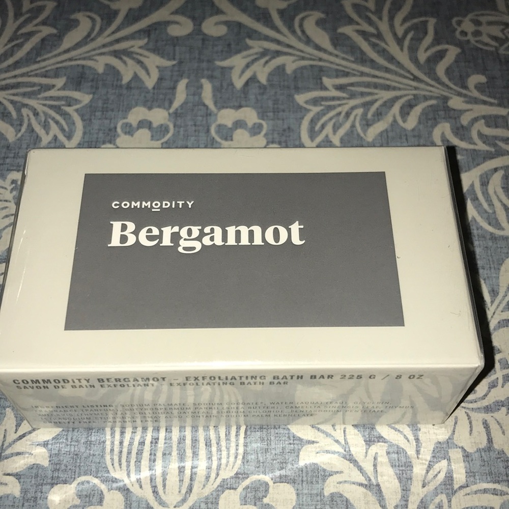 Commodity Bath Bar in Bergamot discontinued